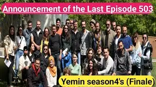 Announcement of the Last  Episode of Yemin season4's || The promise last episode || Oath final Bolum