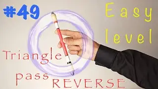 Triangle pass reverse. Пенспиннинг обучение. Трюки с ручкой. Как крутить ручку. Penspinning tutorial