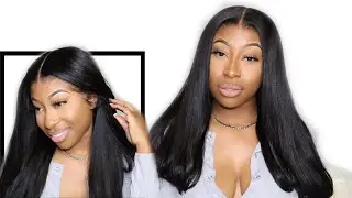 How I Got The Perfect Long Blunt Cut | 13x6 Frontal Wig | Dolago Hair