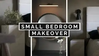 EXTREME SMALL BEDROOM MAKEOVER + DIY HEADBOARD From Start To Finish