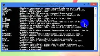 Command Prompt Help Command