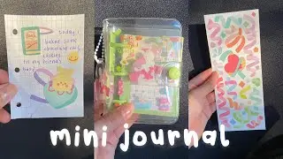 mini binder journal with me! toasty tidbits ୨୧