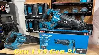 Makita XGT 40V Reciprocating Saw Gen 1 VS Gen 2 (GRJ01 VS GRJ02) | GRJ02 Review