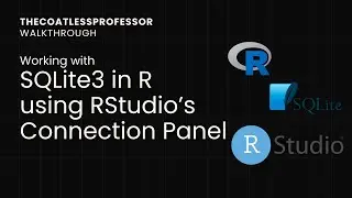 Working with SQLite3 in R using RStudio's Connection Panel on Windows