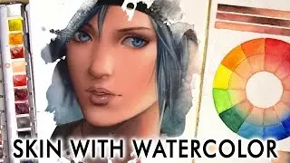 【HOW TO COLOR SKIN】 Watercolor Tutorial