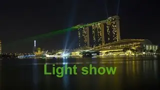 Marina Bay Sands Light show - Backpacking part 19