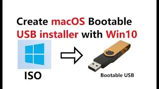 Create macOS Bootable USB Installation Media on Windows 10 | Quickly Make a Mac OS Bootable USB