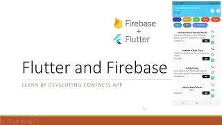 Flutter and Firebase: Learn by developing Contacts app