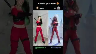 Bye Bye - Lady Deadpool - AI Dance