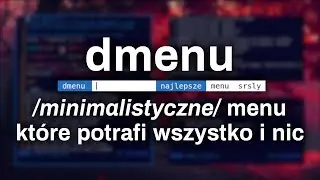 dmenu: Proste menu do twoich skryptów bashowych