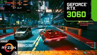 Cyberpunk 2077 - Patch 1.5 : RTX 3060 12GB + Ryzen 5 3600 (Ultra Graphics RTX ON/OFF)