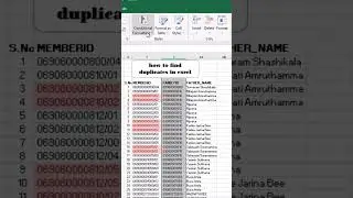 how to find duplicates in excel