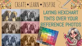 Laying colour tints over your reference photo for artists