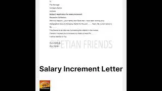 Salary Increment Letter #increment #shorts