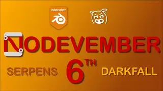 Blender Nodevember 6th Material Node Blend Data - Serpens and Darkfall