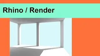 Rhino Render Basics