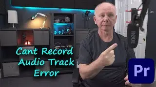 Cant enable track for audio record Error ( Premiere Pro )