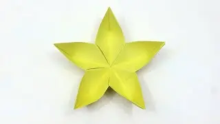 How to fold an Origami Flower - Paper Flower Tutorial