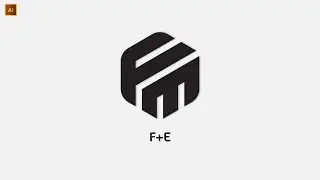 Professional FE Polygon Logo Design In Illustrator | Modern Logo Design || Graphic Hunters