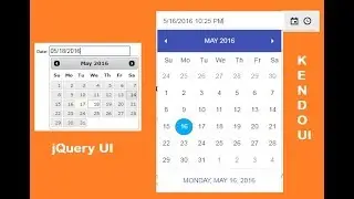 Kendo UI  **Date Picker** & **DateTime Picker** in ASP.NET MVC