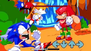 Friday Night Funkin' Sonic Lock On | (FNF Mod) (Sonic/Knuckles/Tails)