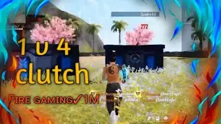 1 vs 4 clutch free fire video || fire gaming 1m  @RaiStar @GyanGaming @TotalGaming093