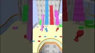 Bridge Race Level 7 |#shorts #bridge #race #bridgerace #viral #trending