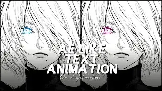 20+ AE Like Text Animations (PRESET) on Alight Motion | Alight Link + XML File | Moonie달 |