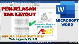 Tutorial Menggunakan Fitur Layout di Microsoft Word (Cepat Paham Ms Word) || - Tab Layout - Part 5