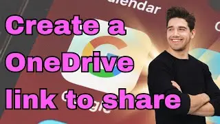 How to create a onedrive link to share