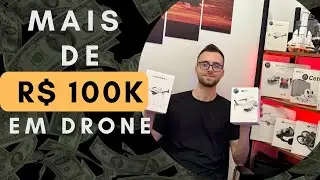 Mais de 100 Mil em drones, Saiba quantos drones eu tenho #drone #dronevideo