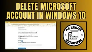 How To Delete Microsoft Account In Windows 10