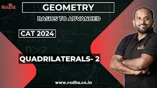 Quadrilaterals 2 | CAT Preparation 2024 | Geometry | Quantitative Aptitude