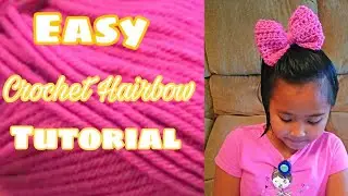 How to make Crochet Hairbow