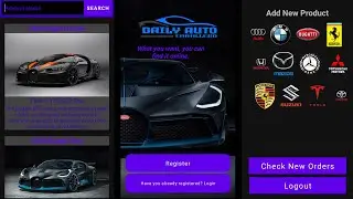 📱Android Studio Firebase (online car shopping app)
