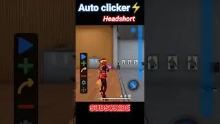 New⚡headshot trick with😮auto clicker app /free fire new headshot trick m1047,wait for end  #shorts