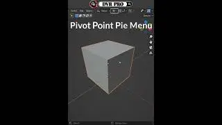 Blender Keyboard Shortcut ➦ Pivot Point Pie Menu .