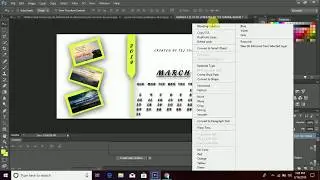 Create Professional Calendar Inside photoshop cs6, cc