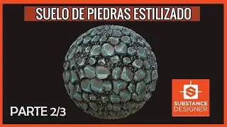 SUBSTANCE DESIGNER || Suelo de piedras estilizado 2/3