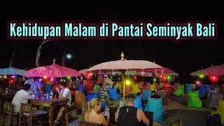 Situasi Pantai Seminyak di Bali ~ Pantai Seminyak Bali Malam Hari