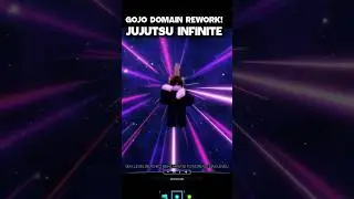 GOJO DOMAIN REWORK in JUJUTSU INFINITE  