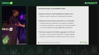 Spring Framework 5: Feature Highlights & Hidden Gems by Juergen Hoeller @ Spring I/O 2018