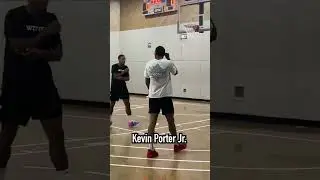 Klay Thompson and Kevin Love DOMINATING in an open gym