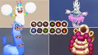 Triple Element Monsters - All Common/Rare/Epic (My Singing Monsters)