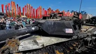 NATO Equipment trophies exhibited in Moscow 2024
