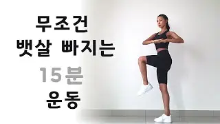 뱃살빼기! 효과보장!! 15MIN STANDING ABS WORKOUT - No Talking , No Equipment