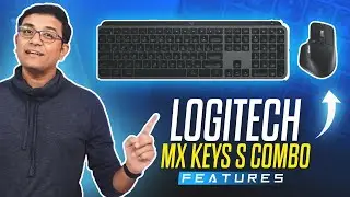 Logitech MX Keys Unboxing & Review - ₹22945 Combo with Ergo, MX Master 3S 8K DPI, Track on Glass!