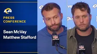 Sean McVay & Matthew Stafford Address The Media Following Week 7 Matchup vs. Steelers