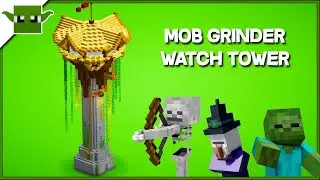 How to Build an Auto Minecraft 1.20 Watchtower Mob Farm