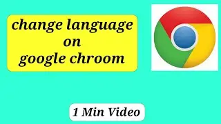 How to change language on google chroom/ /Language change in chroom